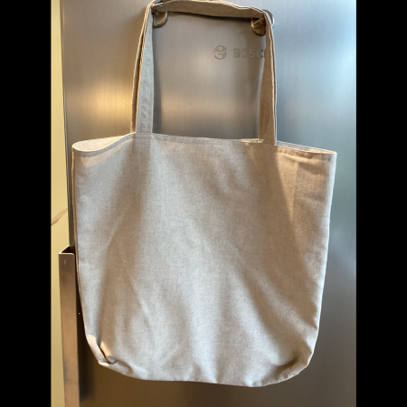 Really Cute Hedgehog Print, Linen Look Tote/Shopping Bag, Lined