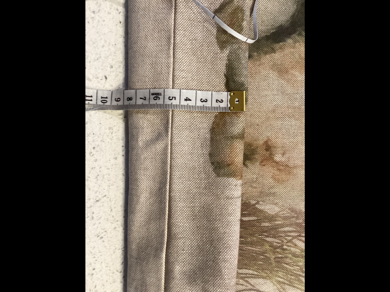 Really Cute Bunny Rabbit Print, Linen Look Fabric Tote/Shopping Bag, Lined
