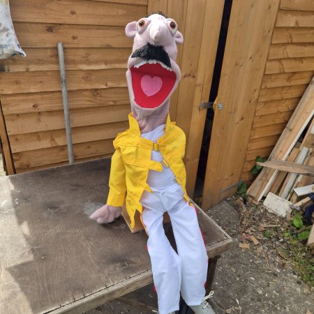 Freddie Mercury Tribute Puppet