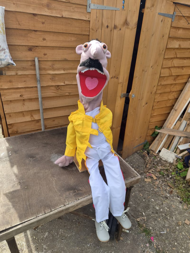 Freddie Mercury Tribute Puppet