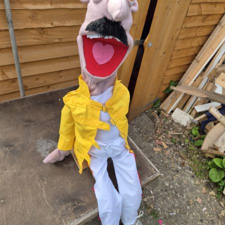 Freddie Mercury Tribute Puppet