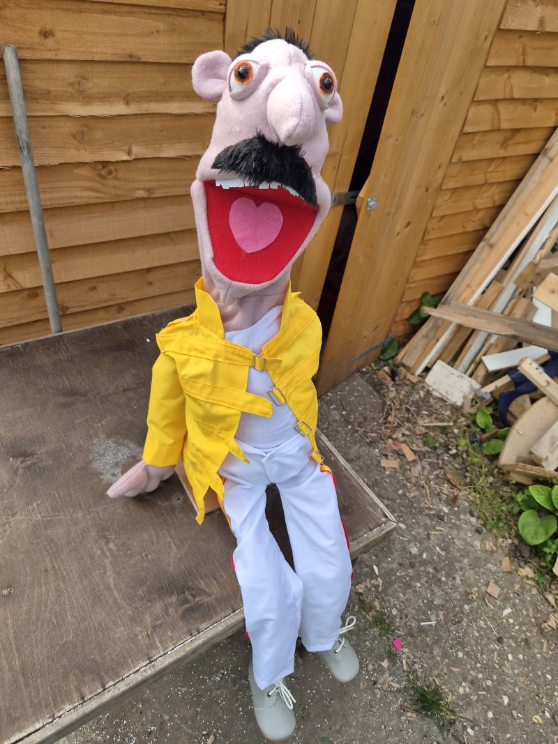 Freddie Mercury Tribute Puppet