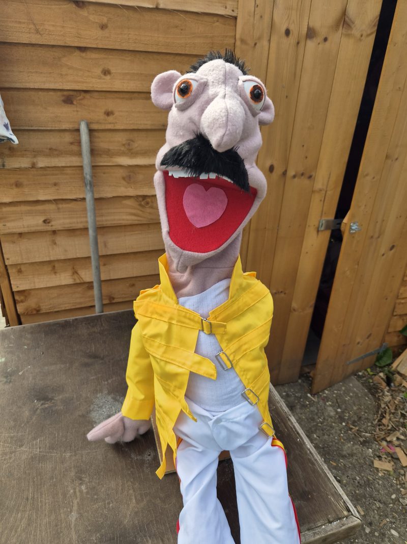 Freddie Mercury Tribute Puppet