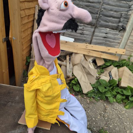 Freddie Mercury Tribute Puppet
