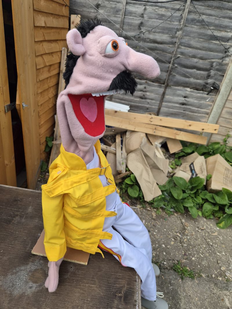 Freddie Mercury Tribute Puppet