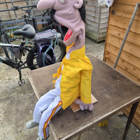 Freddie Mercury Tribute Puppet
