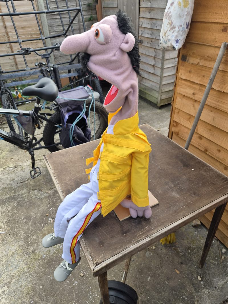 Freddie Mercury Tribute Puppet