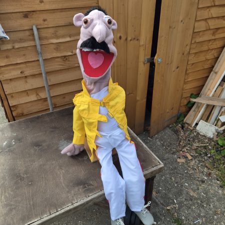 Freddie Mercury Tribute Puppet