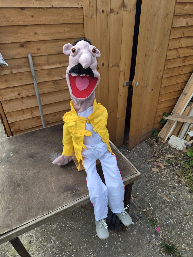 Freddie Mercury Tribute Puppet