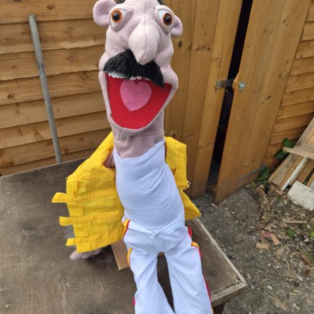 Freddie Mercury Tribute Puppet