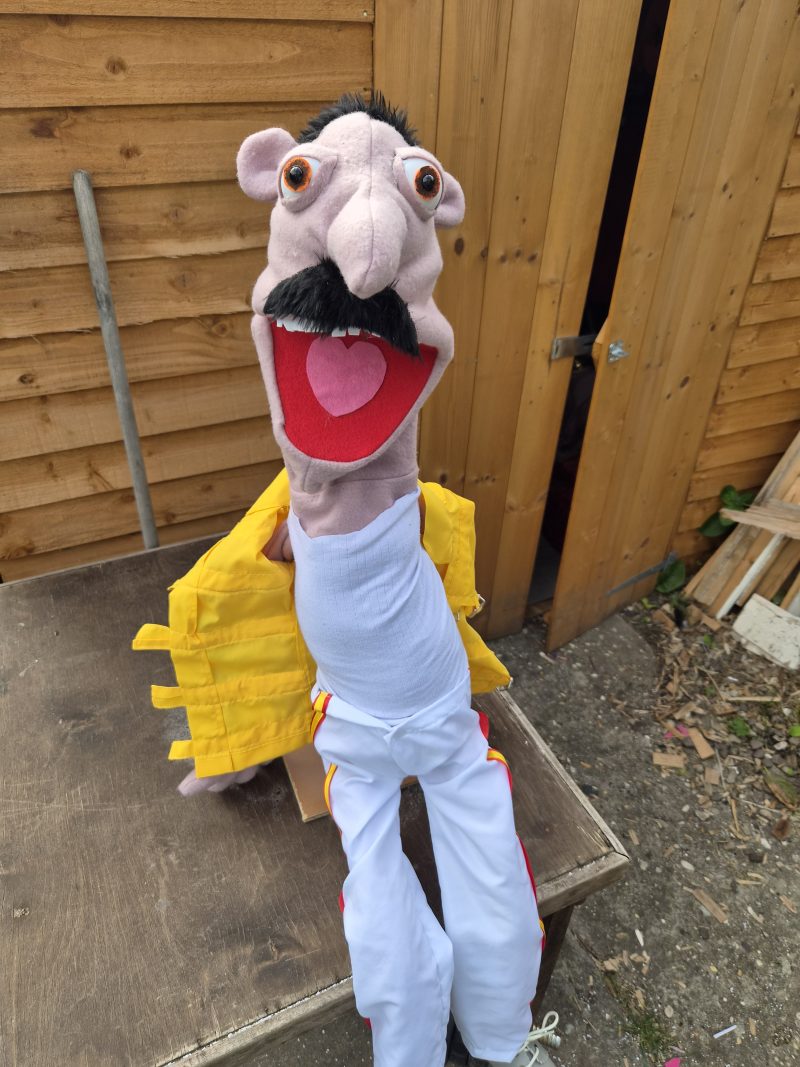 Freddie Mercury Tribute Puppet