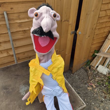 Freddie Mercury Tribute Puppet