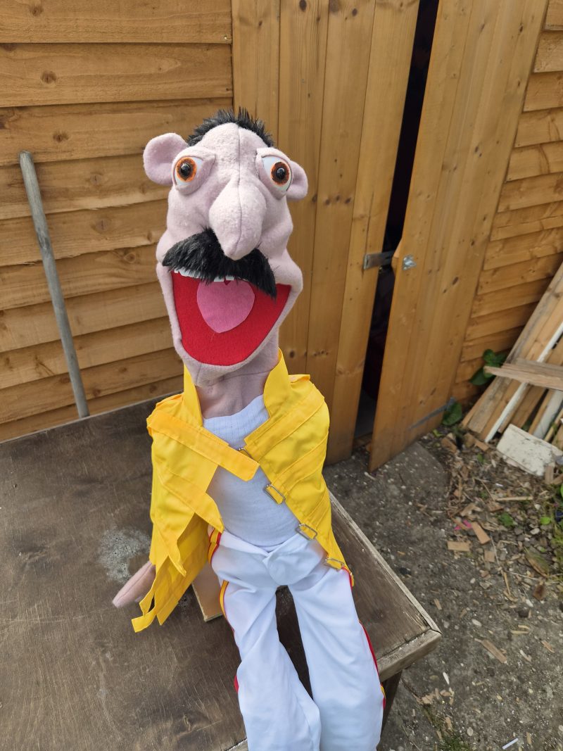 Freddie Mercury Tribute Puppet