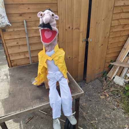 Freddie Mercury Tribute Puppet