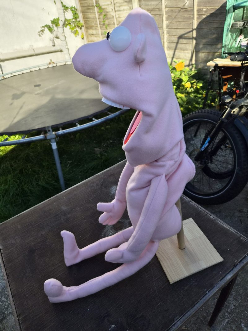 Naked pink puppet