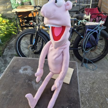 Naked pink puppet