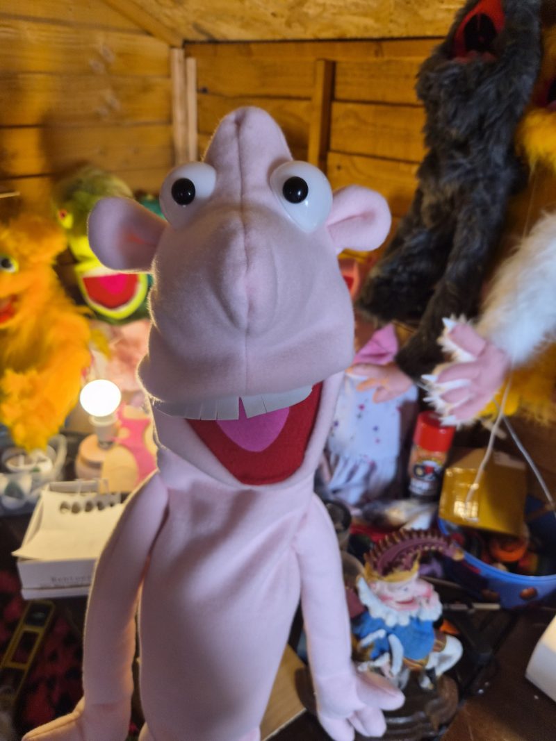 Naked pink puppet