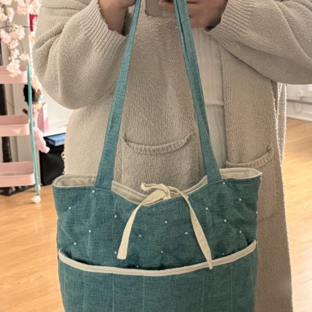 Rustic style tote bag