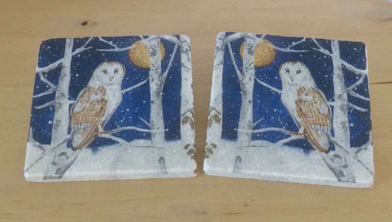 Pair of Marble Coasters - Various Designs