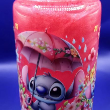 Stitch mica powder tumbler