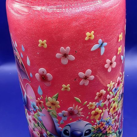 Stitch mica powder tumbler