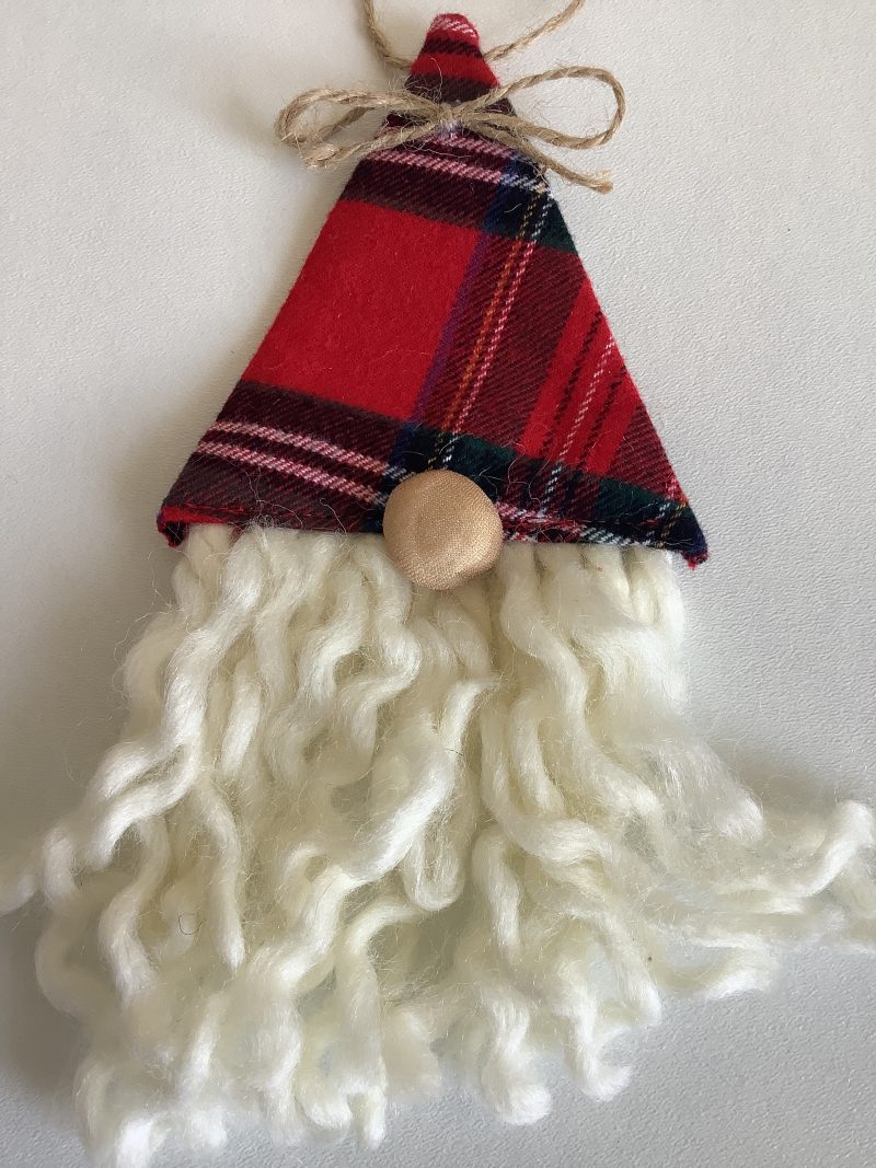 Hand made Gonk style hanging decoration x 3