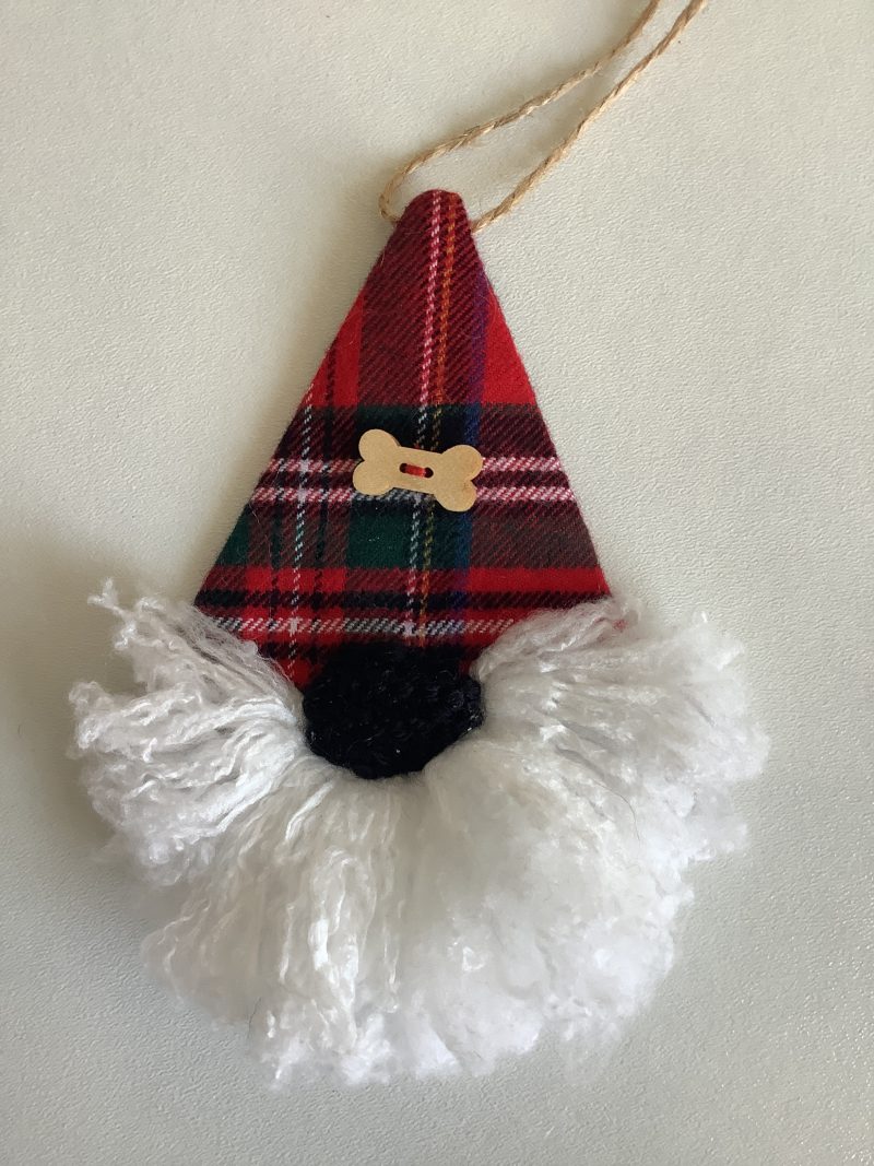 Hand made Gonk style hanging decoration x 3