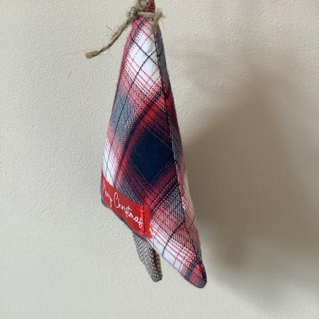Hand made two pack Christmas tree hanging decorations