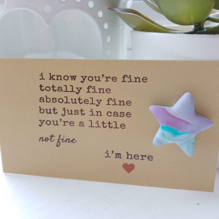 Handmade polymer clay pocket hugs