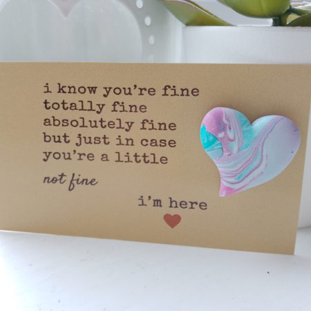 Handmade polymer clay pocket hugs