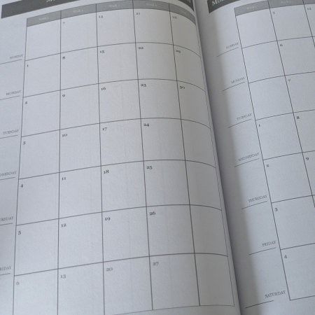 2027 Diary Planner Weekly/Monthly Skin, Cycles & Nature