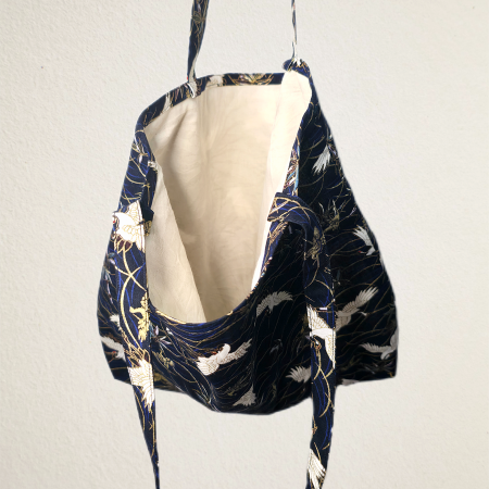 Cotton printed vibrant tote bag