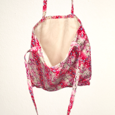 Cotton printed vibrant tote bag