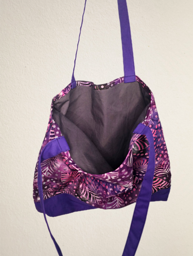 Cotton printed vibrant tote bag