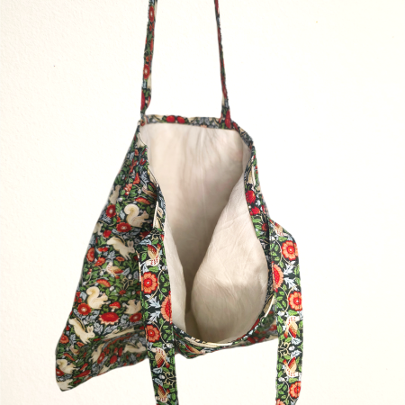 Cotton printed vibrant tote bag