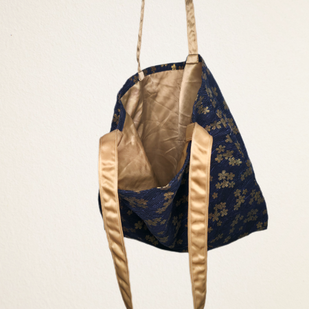 Cotton printed vibrant tote bag