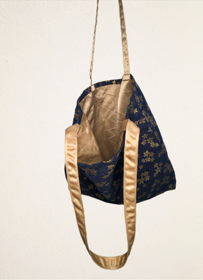 Cotton printed vibrant tote bag