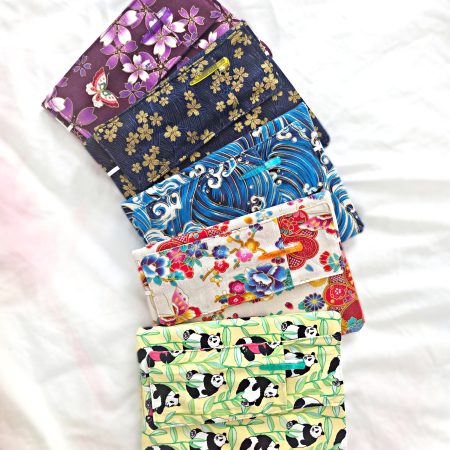Notebook in fabric cover and Pen Holder Set