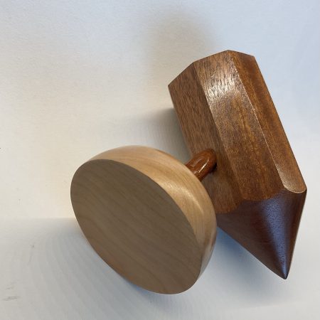 Handmade turned pencil holder
