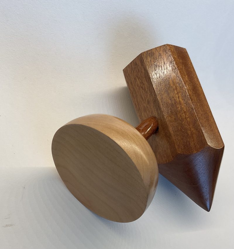 Handmade turned pencil holder