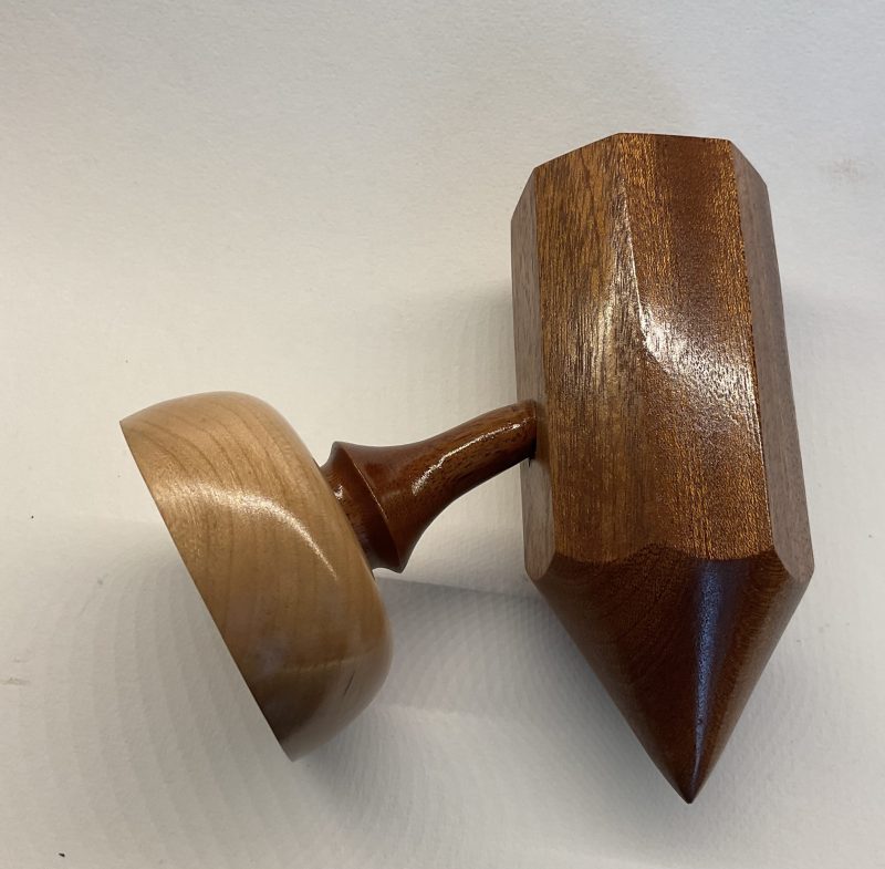 Handmade turned pencil holder