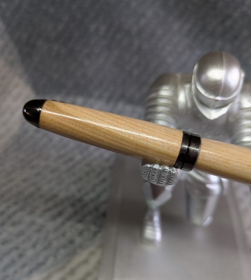 Hand turned euro twist style pen made from cherry