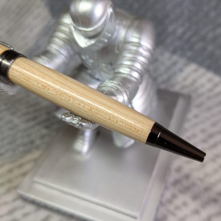 Hand turned euro twist style pen made from cherry