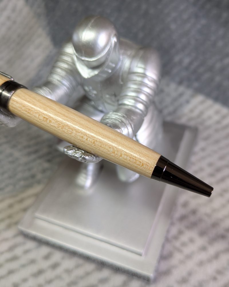 Hand turned euro twist style pen made from cherry