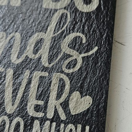 Slate Friendship Coaster – 1 x Coaster. Engraved Best Friend Gift, Custom Drink Coaster, Sentimental Keepsake