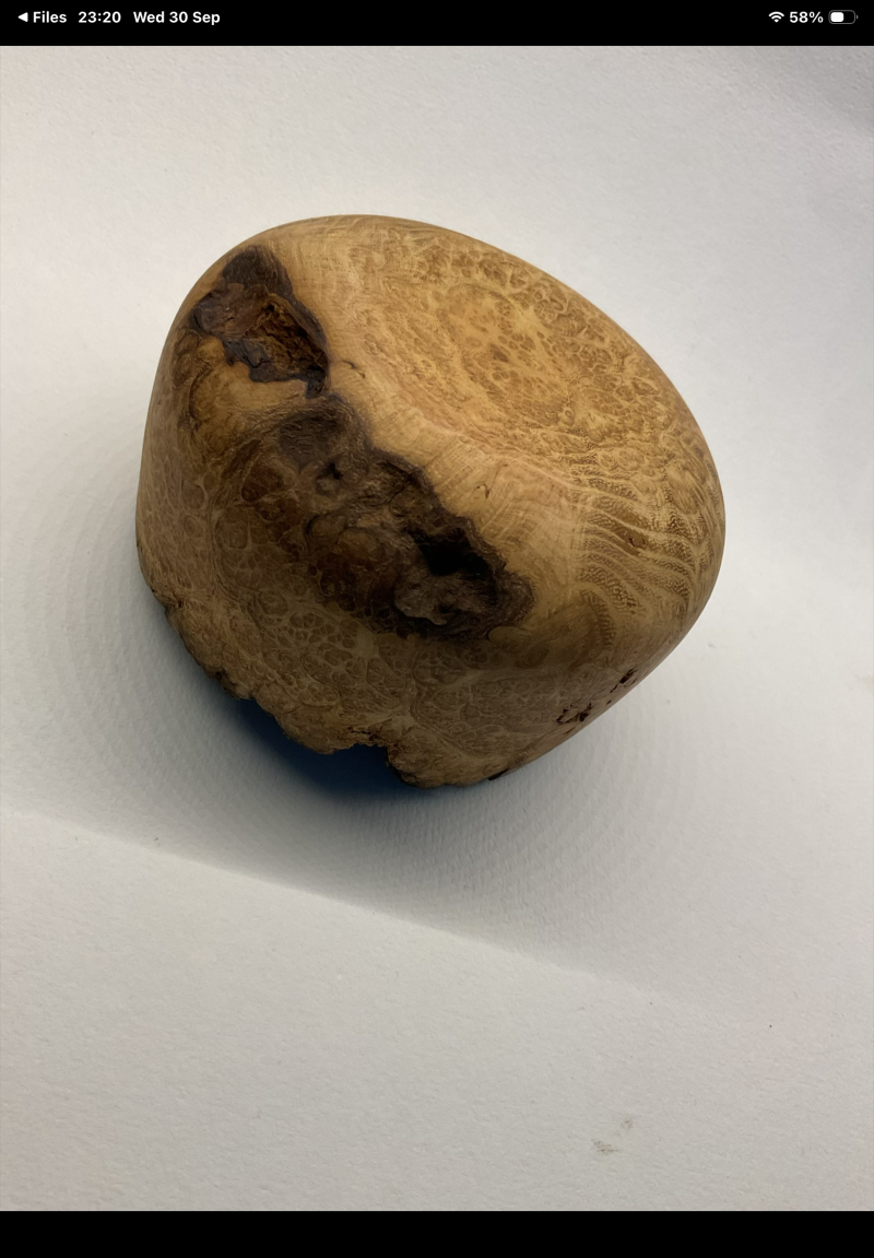 Natural edged bowl