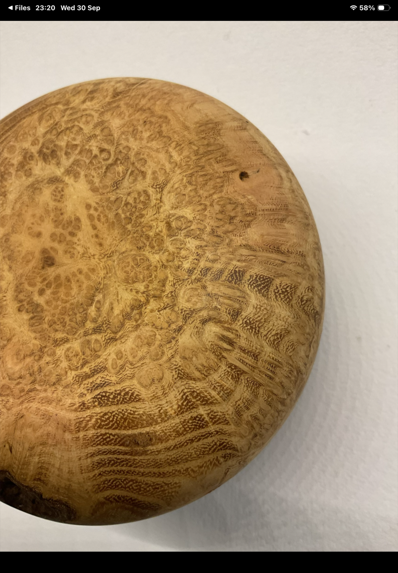 Natural edged bowl