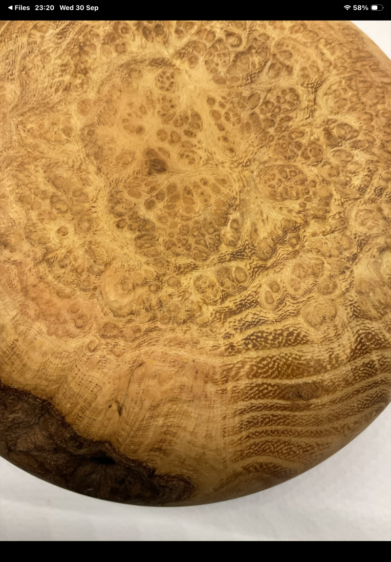 Natural edged bowl