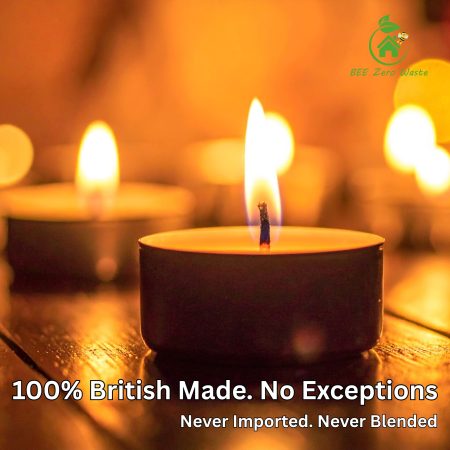Beeswax Tealights – Pure, Luxurious, and Sustainable Glow - Pack of 15