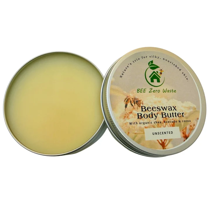 Handcrafted Beeswax Body Butter | Essential Oil Skincare | Plastic-Free